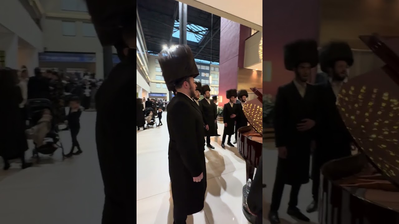 וזכני לגדל - מקהלת שירה מקבלת את השבת בליווי פסנתר בקונוונשן של דרשו בקונטיקט