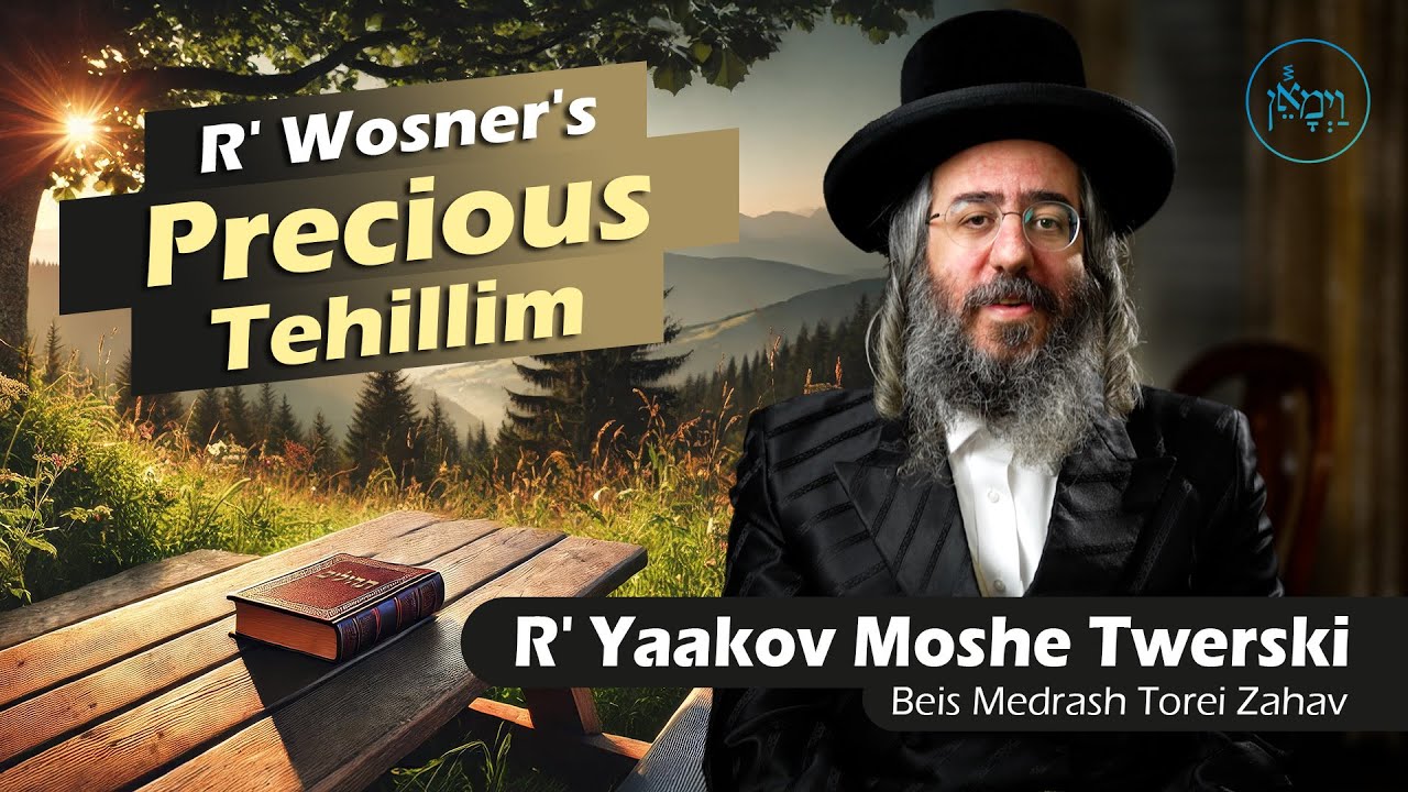 Rav Wosner's Precious Tehillim | Rabbi Yaakov Moshe Twerski