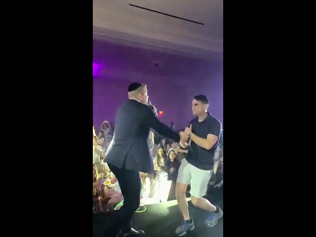 Mordechai Shapiro brings Ben Shapiro on stage