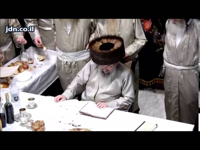 Lelov Rebbe Shabbos Erev Rosh CHodesh Iyar 5776 In Bnei Brak