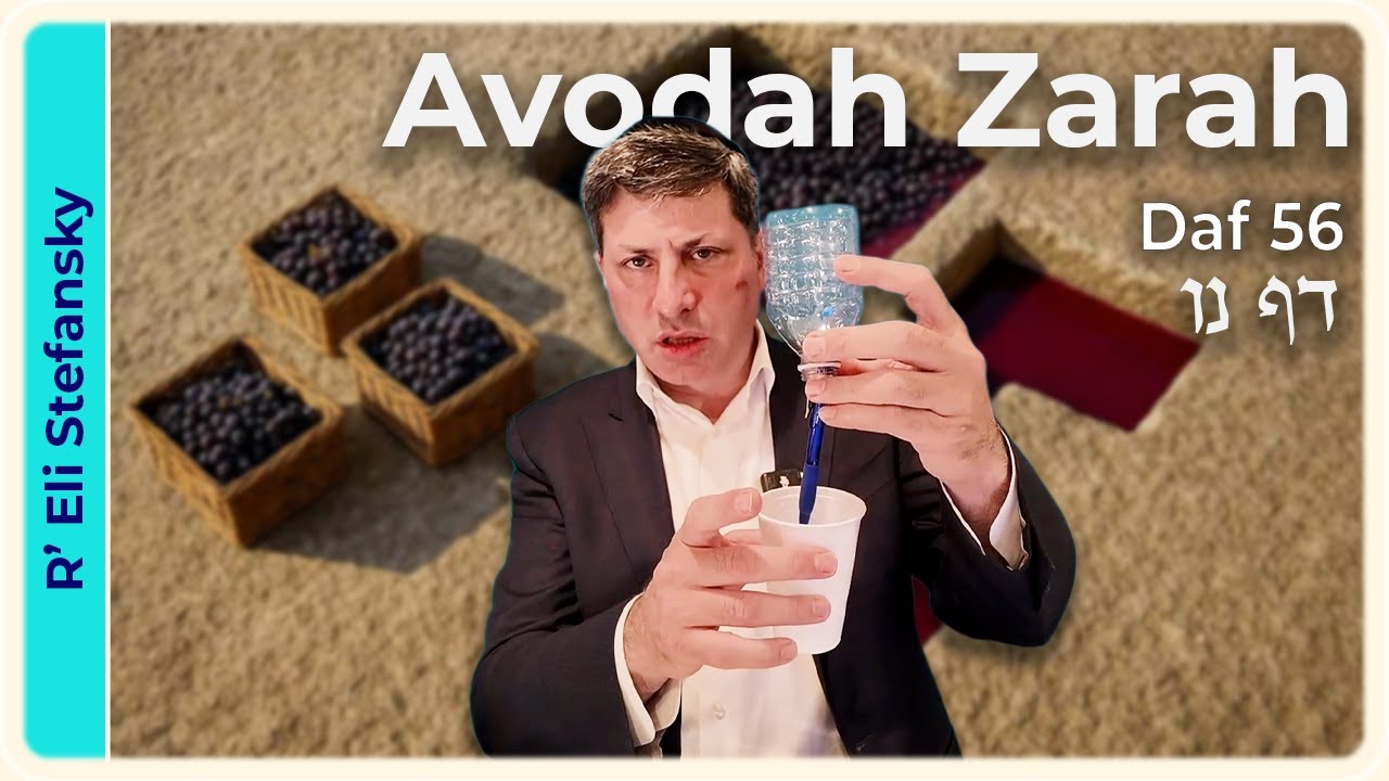 Daf Yomi Avodah Zarah Daf 56 by R' Eli Stefansky