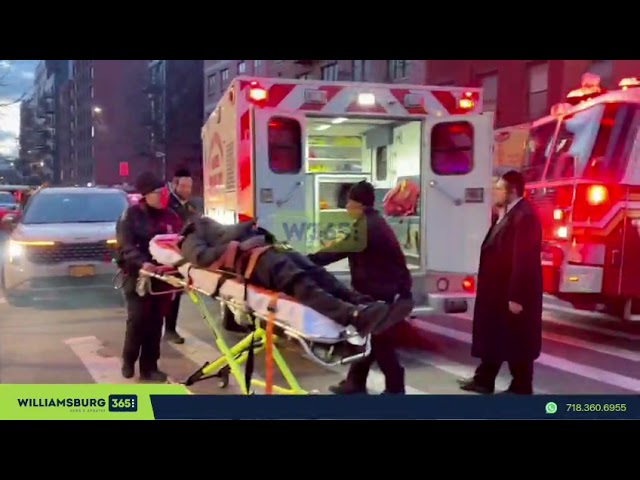 Hatzoloh and EMS responded to a pedestrian struck at the intersection of Myrtle Ave and Tompkins Ave