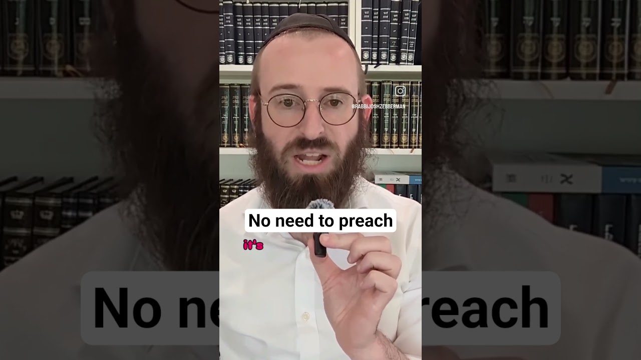 No need to preach at people if you believe in them