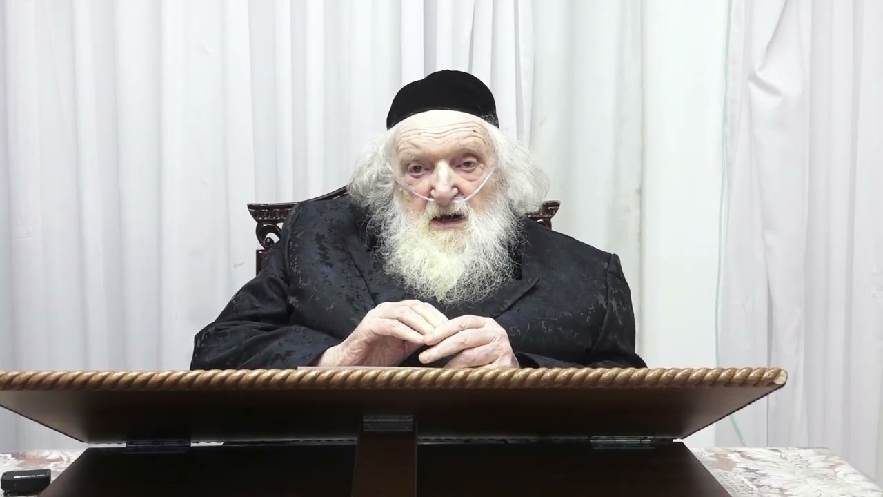 Shiur in English from Hagaon Rav Moshe Sternbuch - The Lakewood Scoop