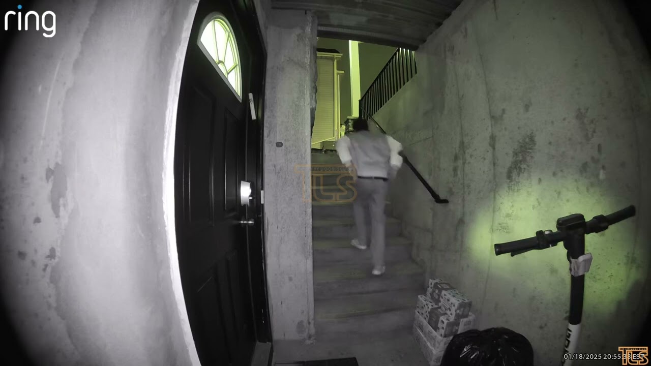 Delivery person snatches Amazon package