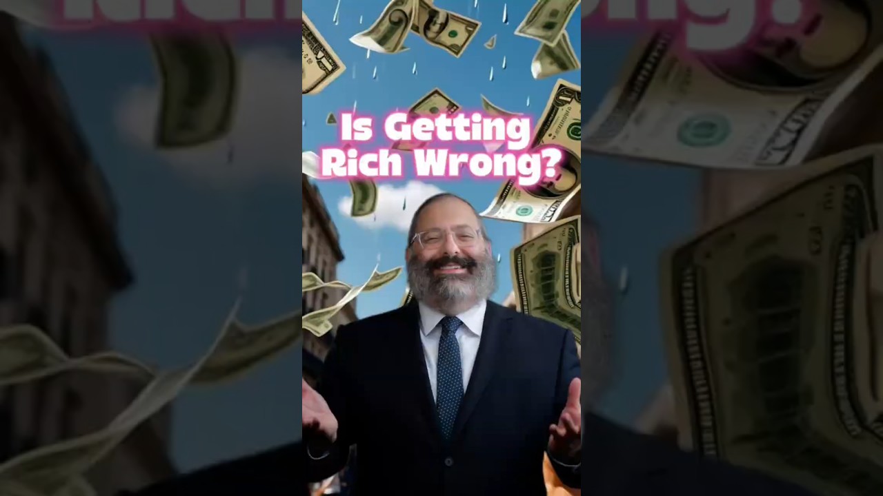 🤑Is Getting Rich Wrong? #jewish #getrich #religion #rich