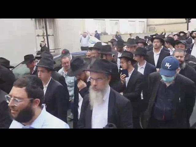 Levaya of Rabbi Eliezer Nisselevitch in France