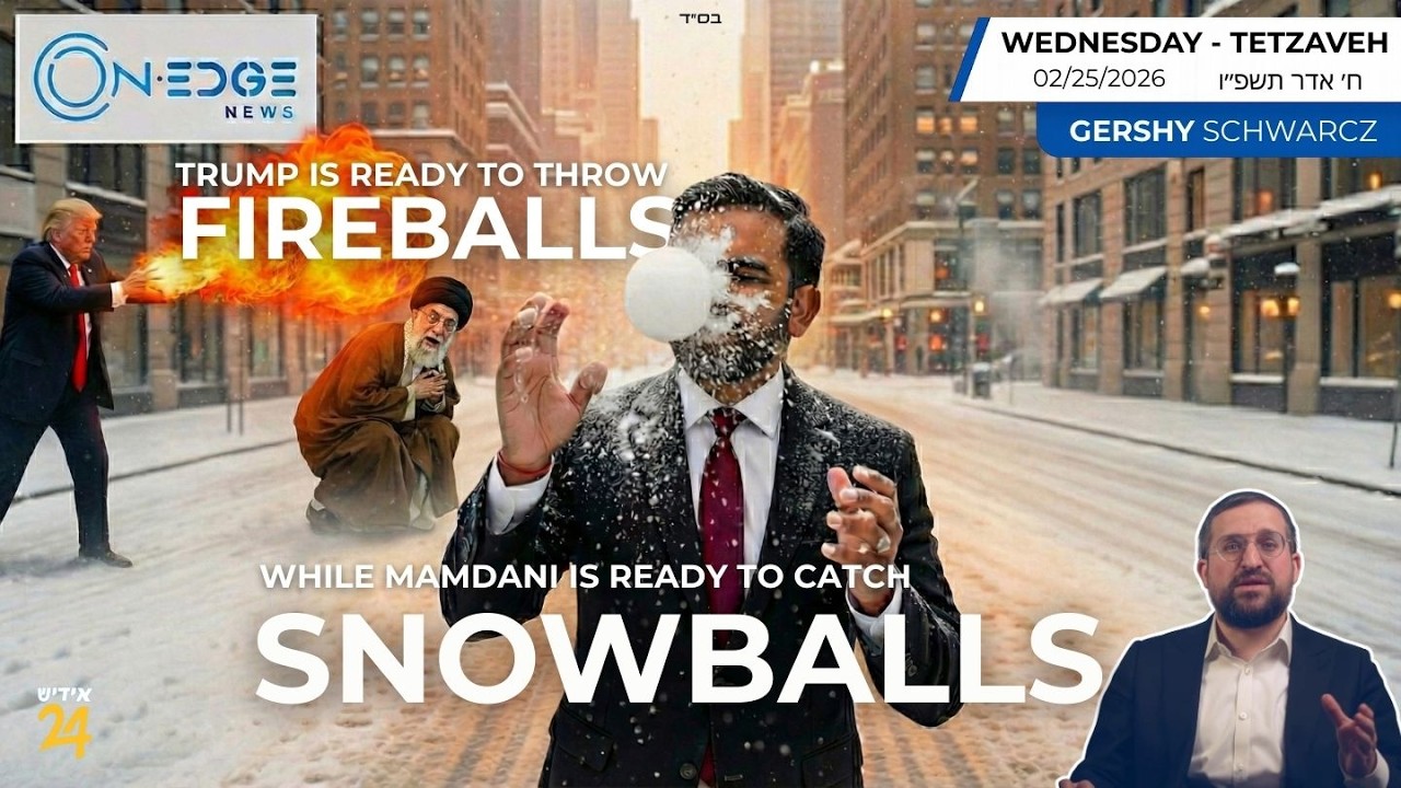 Trump Is Ready To Throw Fireballs - Mamdani Is Ready To Catch Snowballs | On Edge | Gershy Schwarcz