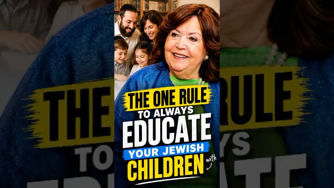 The One Rule Every Jewish Parent Must Teach Their Kids ✨ #JewishParenting #FamilyValues #parenting
