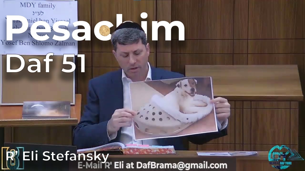 Daf Yomi Pesachim Daf 51 by R’ Eli Stefansky