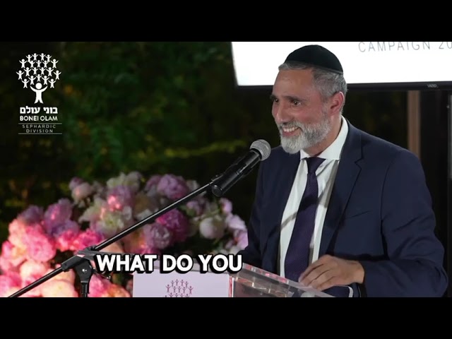 Bonei Olam Bolts of Hizzuk: Rabbi Moshe Malka - Bonei Olam Builds Generations
