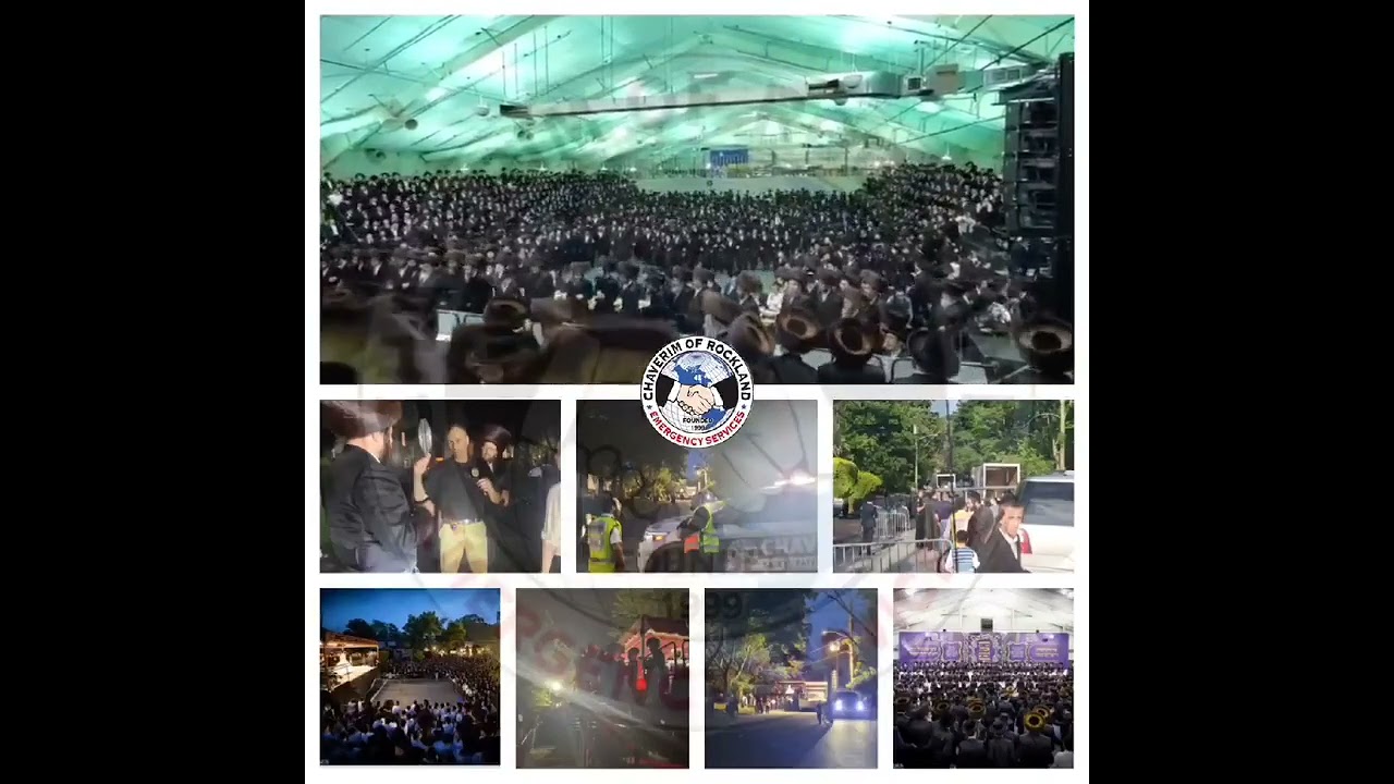 תיעוד משמחת בית סקולען מאנסי ~ חתן בן כ"ק אדמו"ר מסקולען מאנסי שליט"א