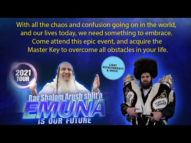 Thank You Hashem Event featuring Rabbi Ari Berkowitz and Rabbi Shalom Arush