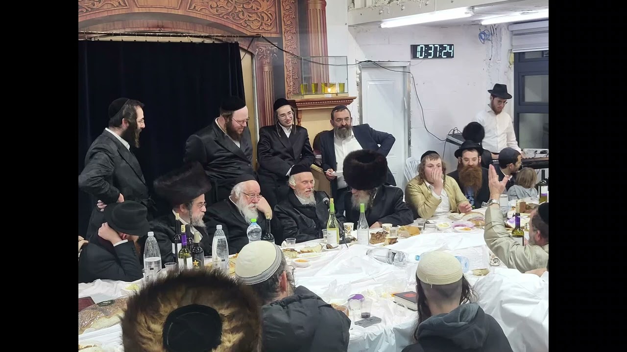 התוועדות פורים - הרב חיים שלום דייטש מעייני ישראל ירושלים שנת תשפ"ו