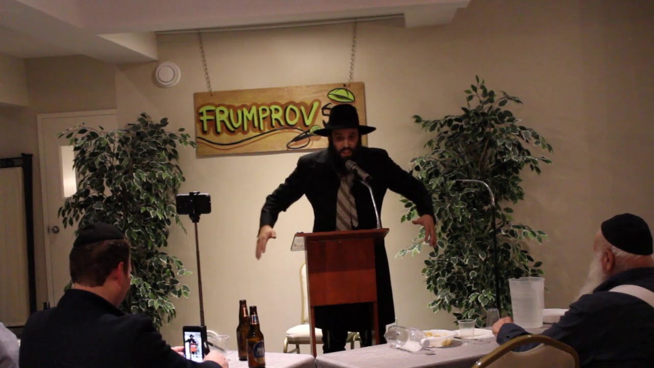 Cholentface:  Rabbi Hershcovich conducts a funeral