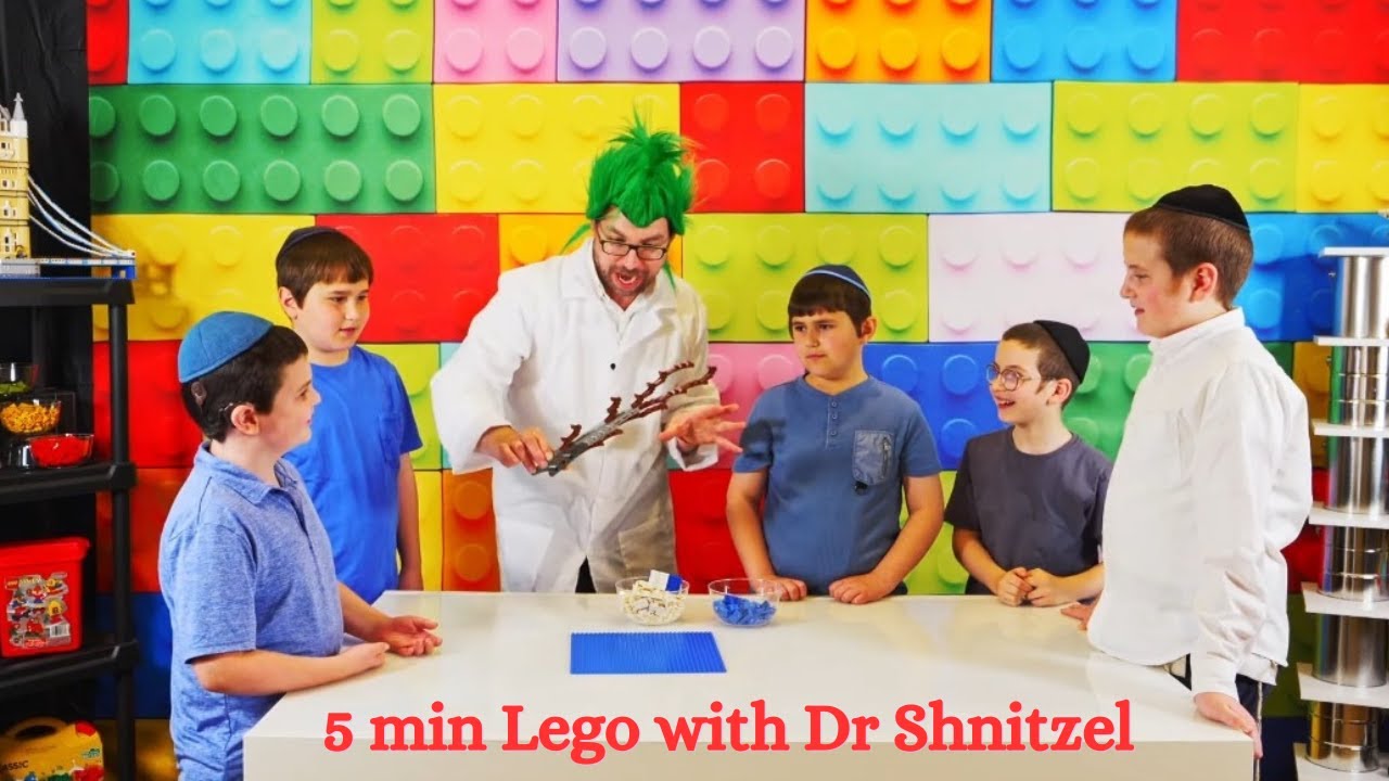 Science Experiments for kids Lego with Dr. Shnitzel's Wacky Science