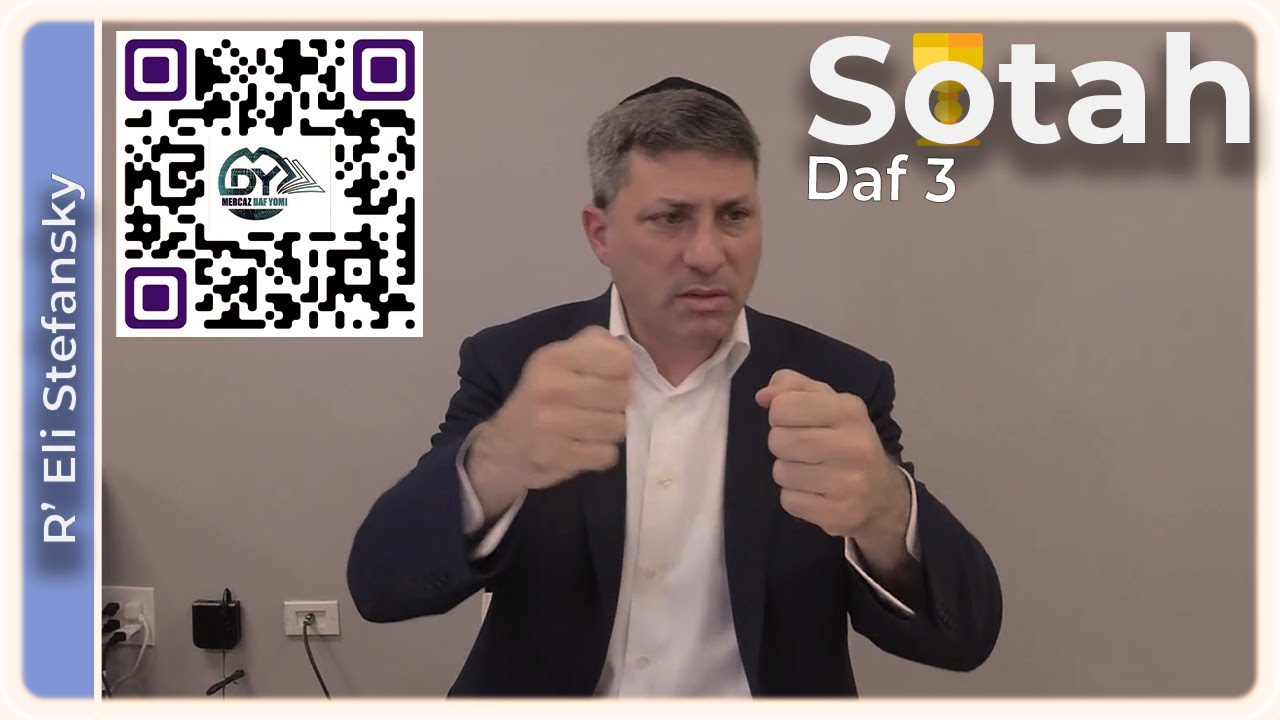 Daf Yomi Sotah Daf 3 by R’ Eli Stefansky