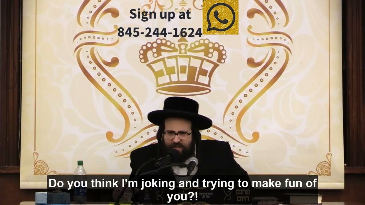 Rabbi Yoel Roth - Take out your wife for a little fresh air