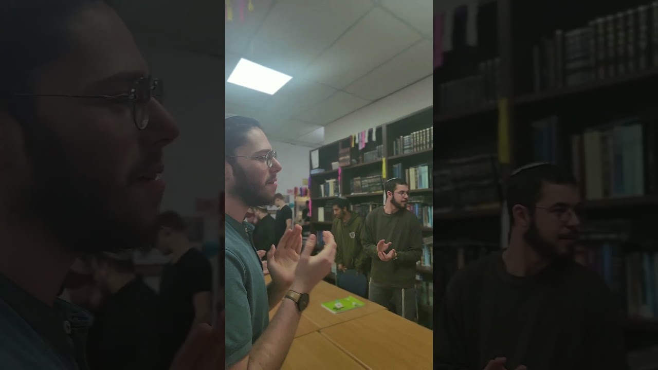 קבלת פנים מרגשת לרב אלישע וולפסון בישיבת חולון