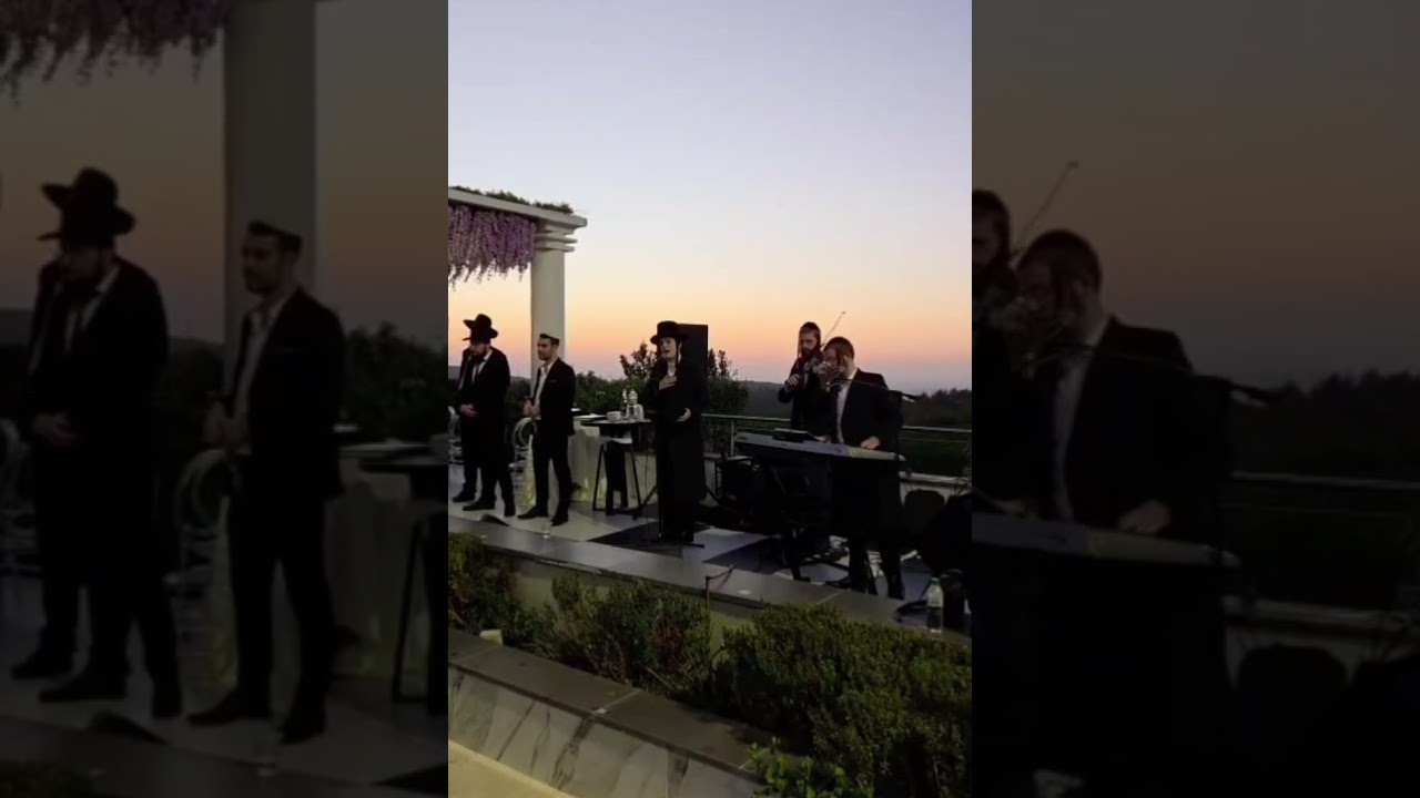 חופה מרגשת עם האמן הרגש מוטי שטיינמנץ ודודי פלדמן והכנר דוד פראנק