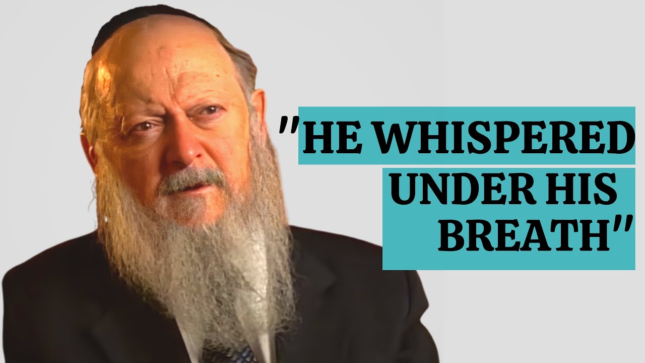 No One Else Heard The Rebbe Say This