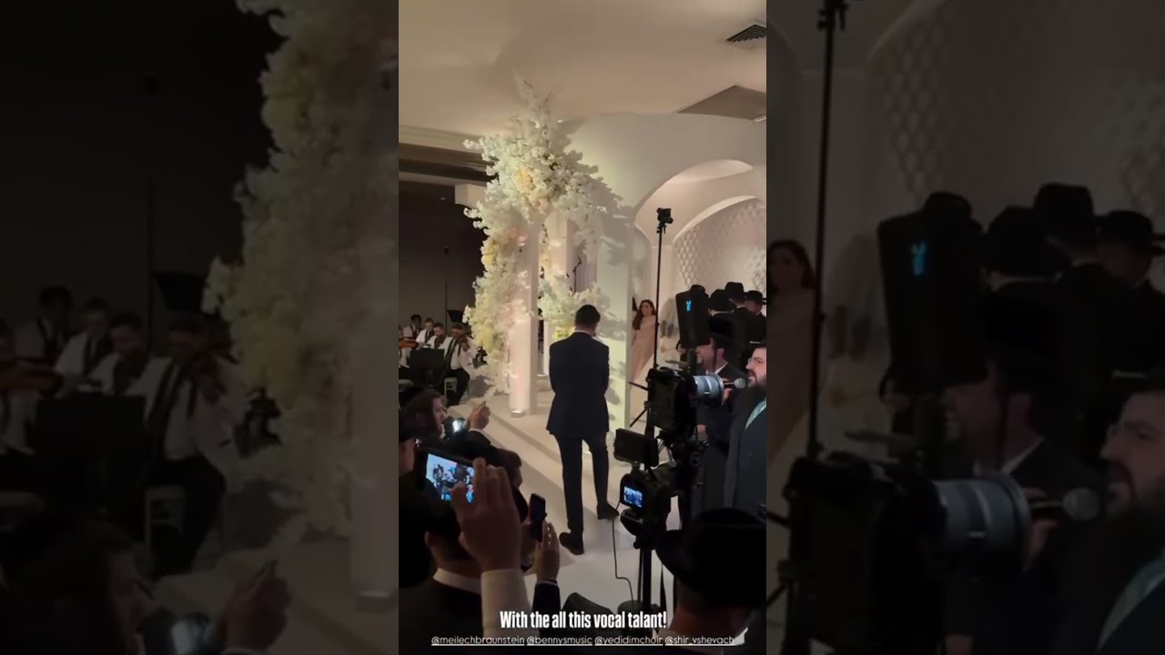 Chuppah: Freilach 🎹 Benny Friedman, Meilech Braunstein, Yiddish Nachas 🎤 Yedidim Choir