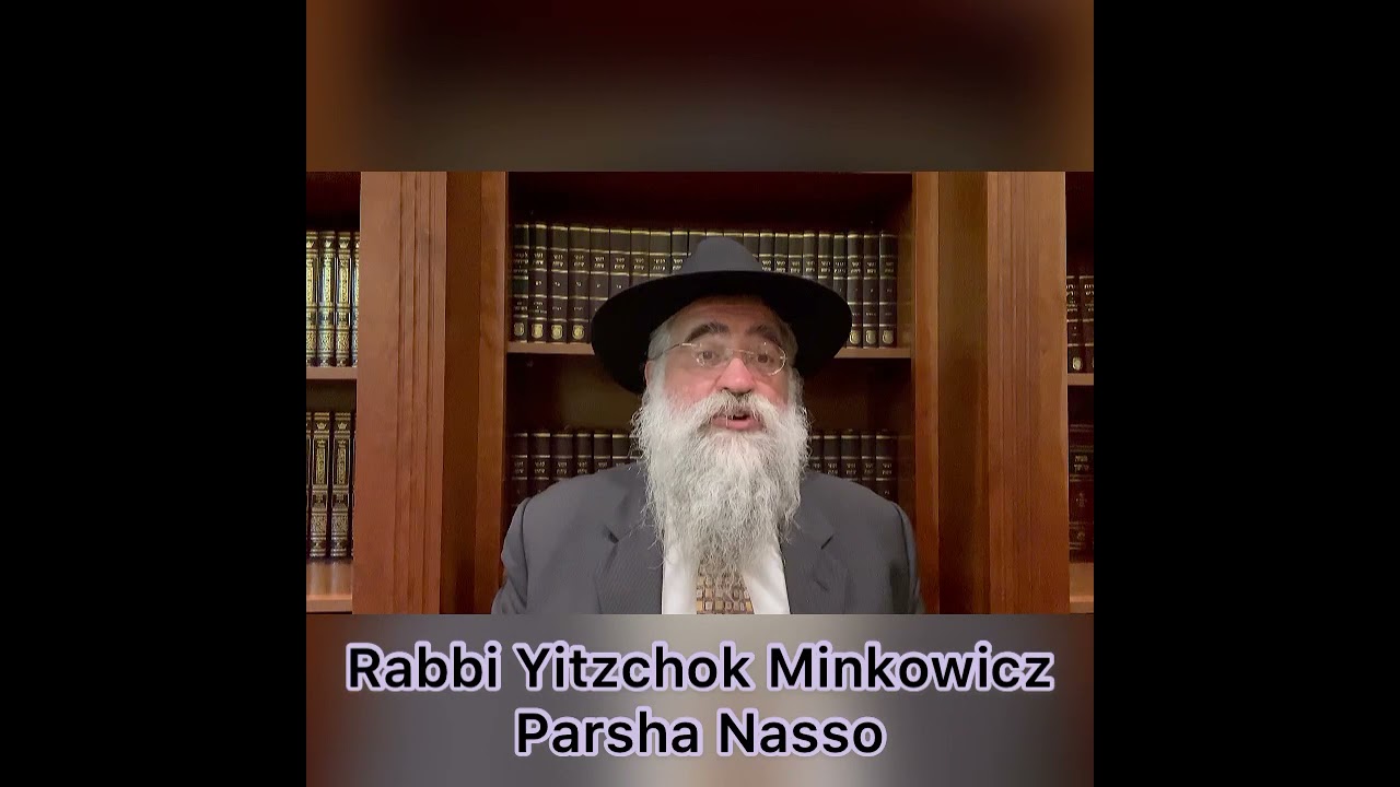 Rabbi Minkowicz Weekly Torah Lesson Parsha Nasso 5781