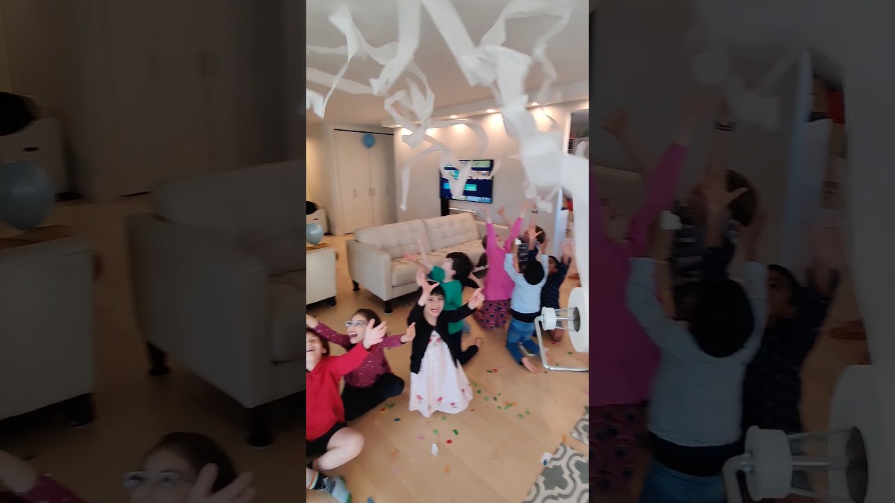 Toilet paper fight #science #scienceexperiment #scienceproject #sciencebirthdayparty