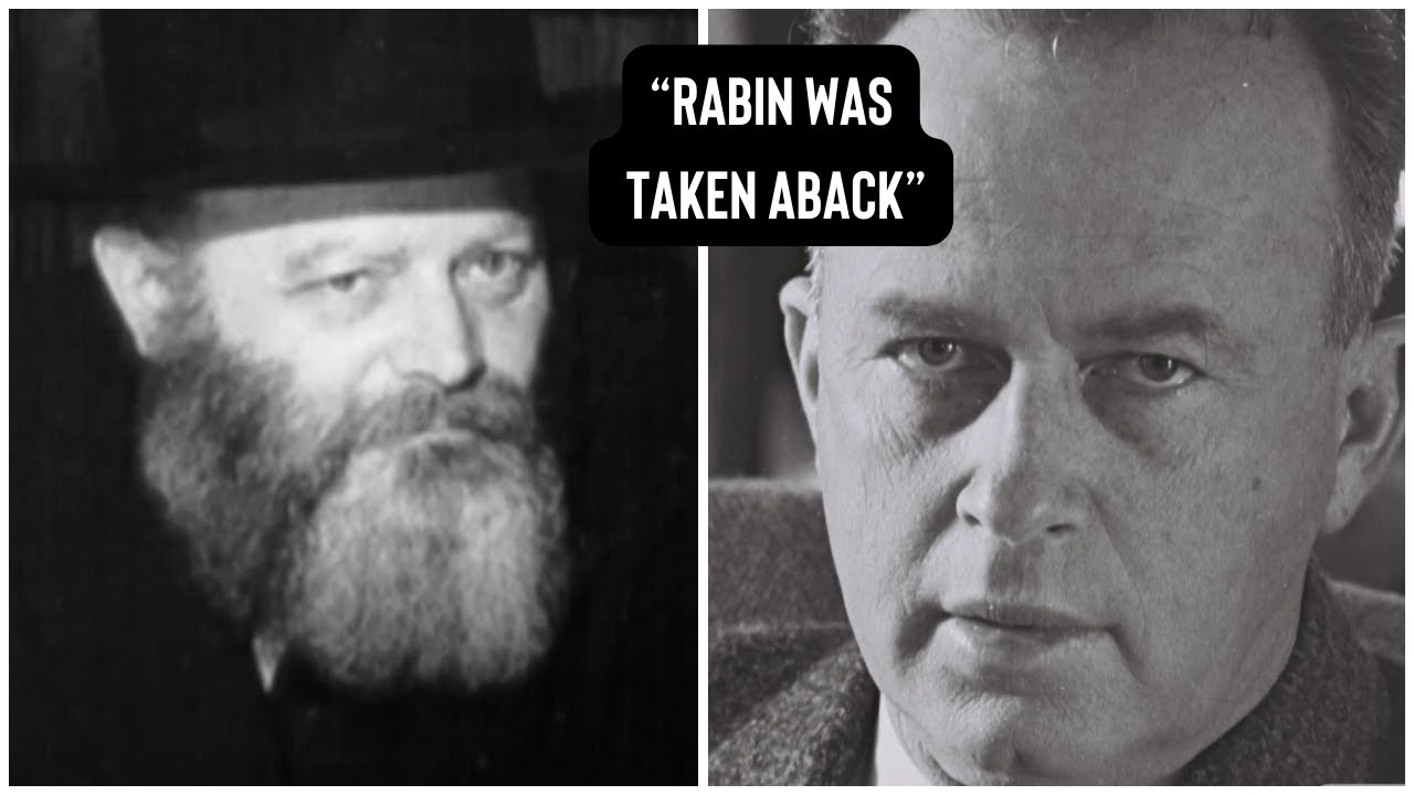 Prime Minister Yitzhak Rabin Meets the Lubavitcher Rebbe