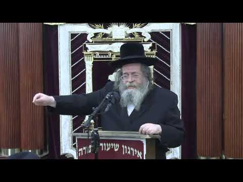 חובת השעה בדברים העומדים על הפרק  - הרה"ג ר' יצחק דוד אלתר שליט"א