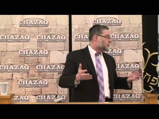 R' Mordechai Becher speaking for CHAZAQ on "Where On Earth Is The World To Come?"