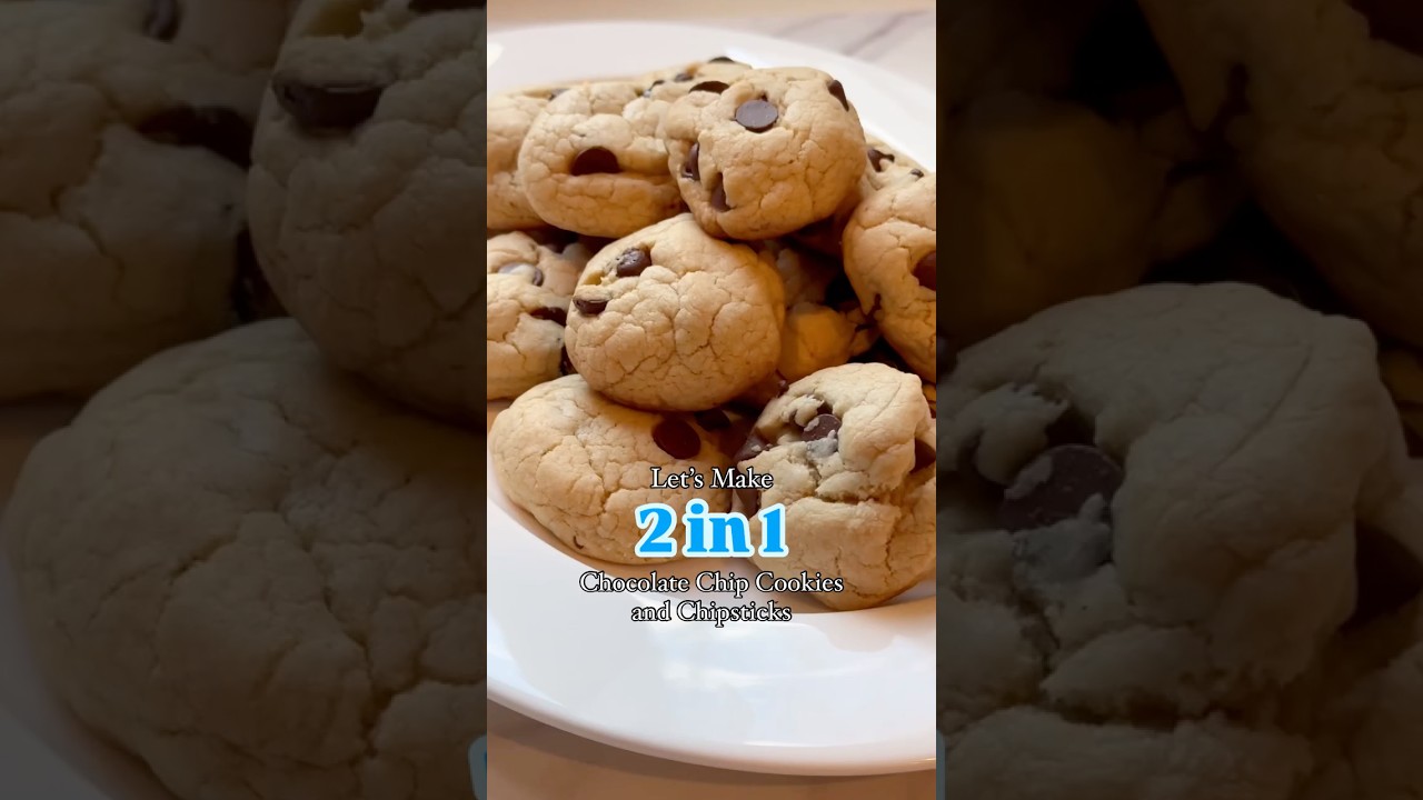 2 in 1 Cookie Recipe (Recipe in the Description) 🍪