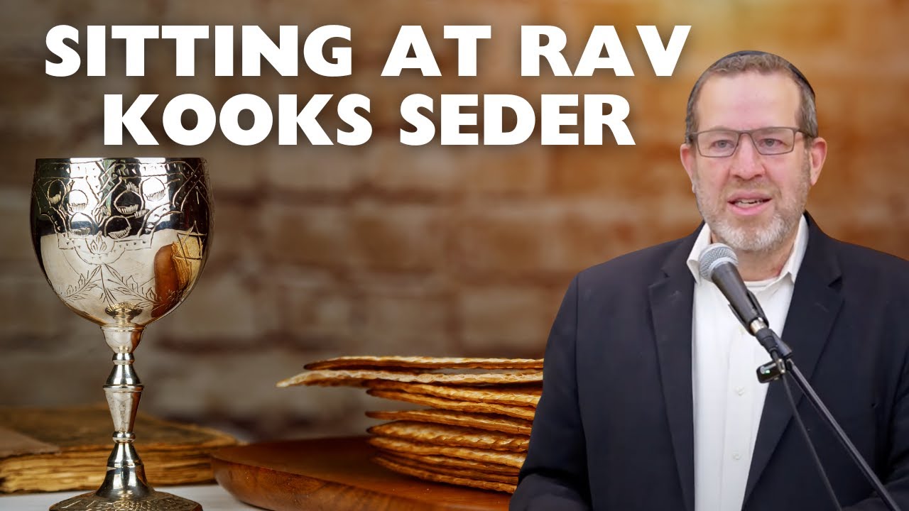 Sitting at Rav Kooks Seder | Rabbi Aaron Goldscheider