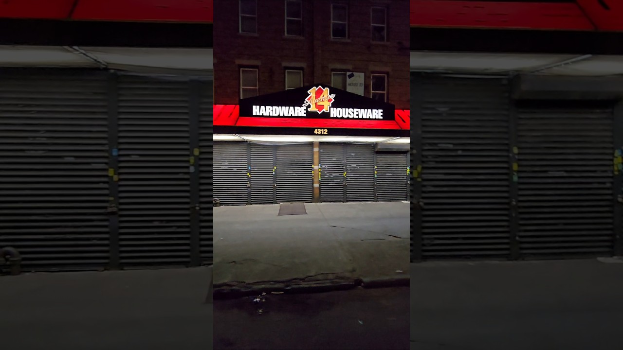 A piece of Brooklyn history just closed — 14th Ave Hardware in Boro Park & Chap A Nosh in Flatbush.