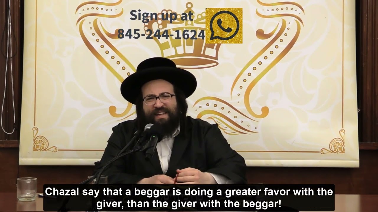 Rabbi Yoel Roth - Give Tzedakah