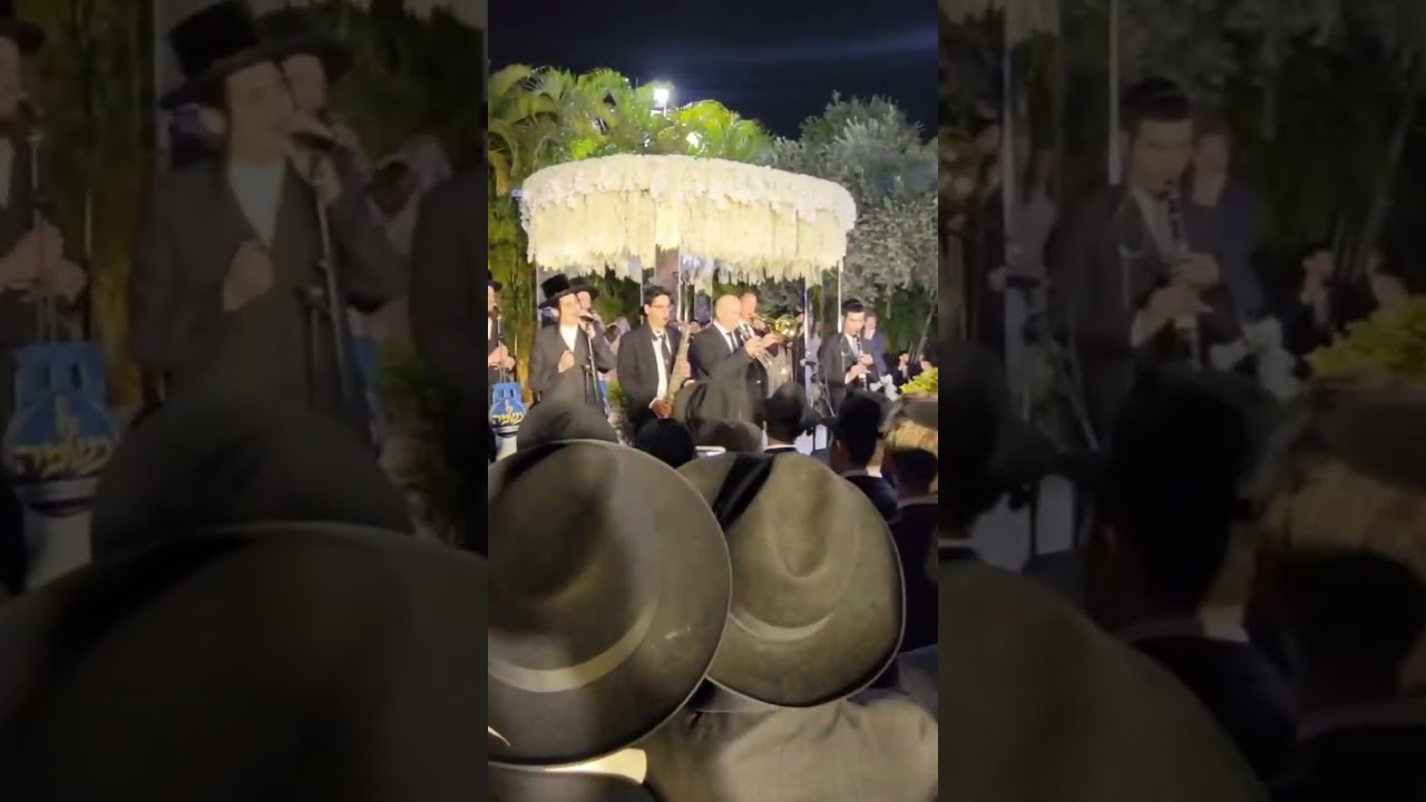 מוטי שטיינמץ בחופה עם ארל׳ה נחשוני ומקהלת נשמה מרכז האירועים אווניו  MottySteinmetz chupa in Israel
