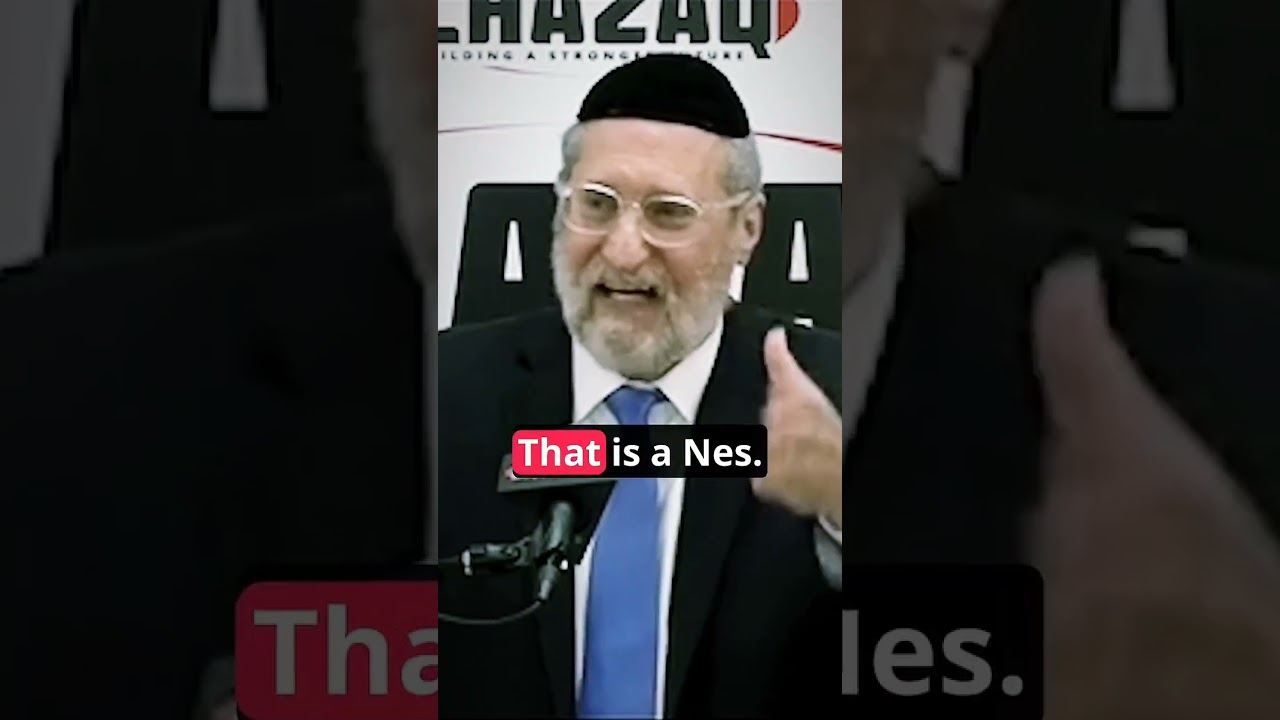 You want to see a miracle? The Jewish people are a miracle!
