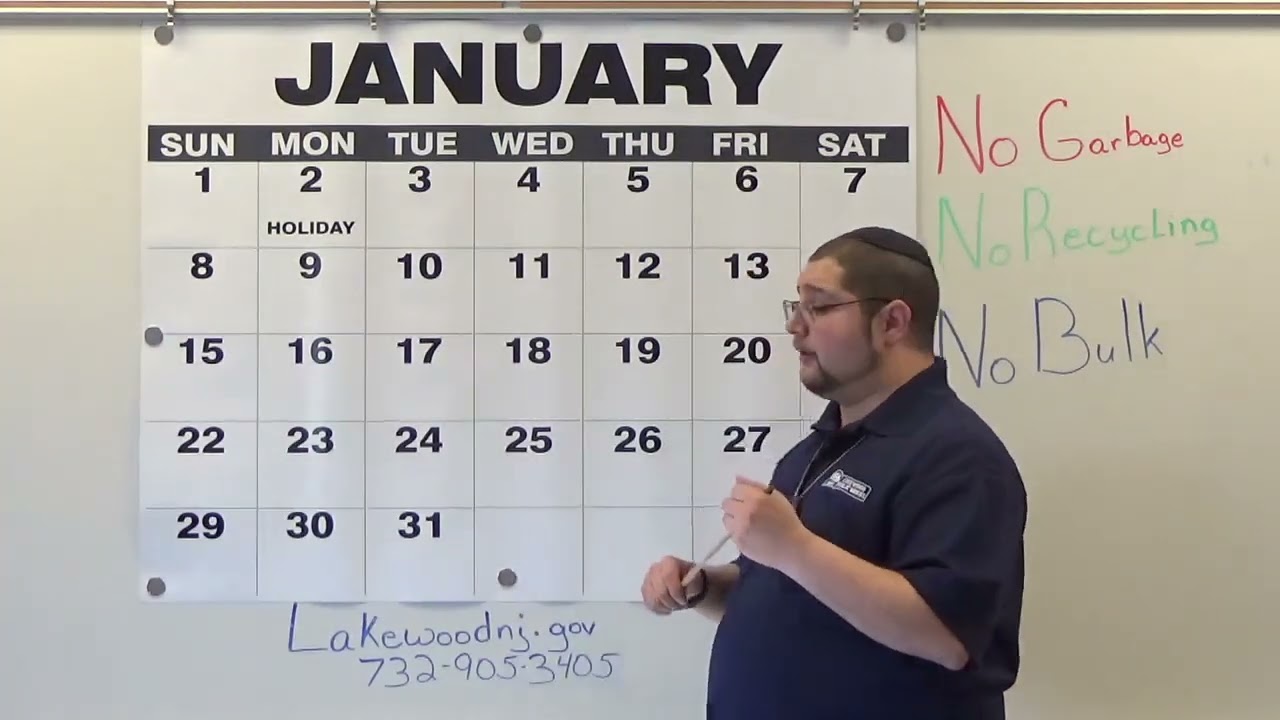 Message from DPW Code Enforcement Officer Mordy Holder