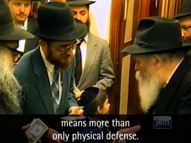 The Rebbe: IDF = Physical Defense AND Spiritual Defense