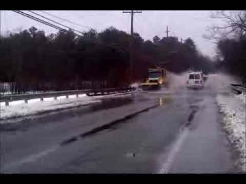 Vehicles Driving Through Flooding 2 13 14 Clover St Lakewood