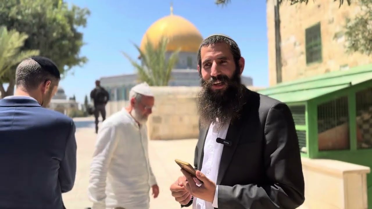 הרב אלישע וולפסון מברך את השר איתמר בן-גביר על פועלו העצום למען הר-הבית