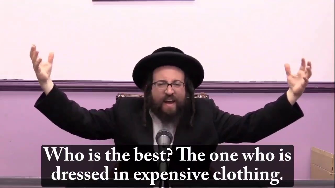Rabbi Yoel Roth - He will take a chocolate leben and make himself dirty, then you will hit him.