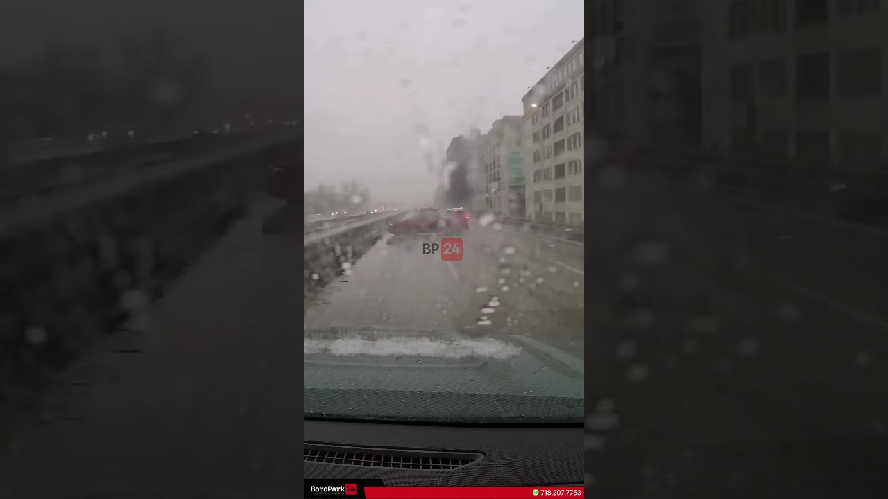 Dashcam Footage Captures The Moment a Car Spun Out & Rammed Into A Few Vehicles