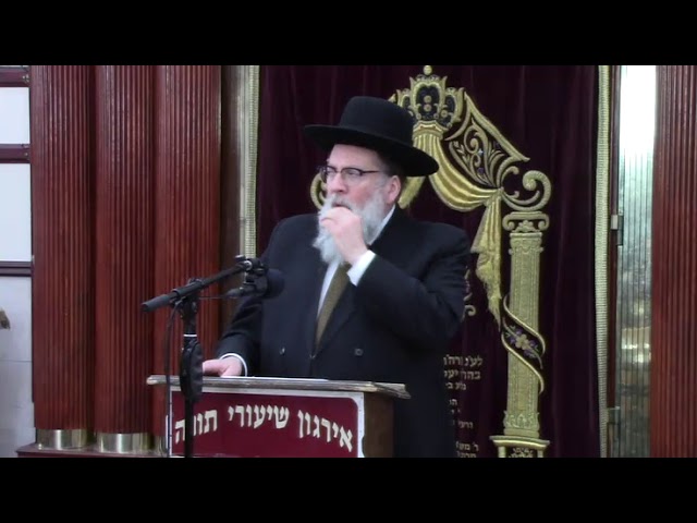 ויחן שם ישראל כאיש אחד בלב אחד - ר' משה טוביה ליעף שליט"א