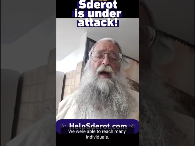 Chabad Rabbi in Sderot: “If you will help, they will have food for Shabbat!”