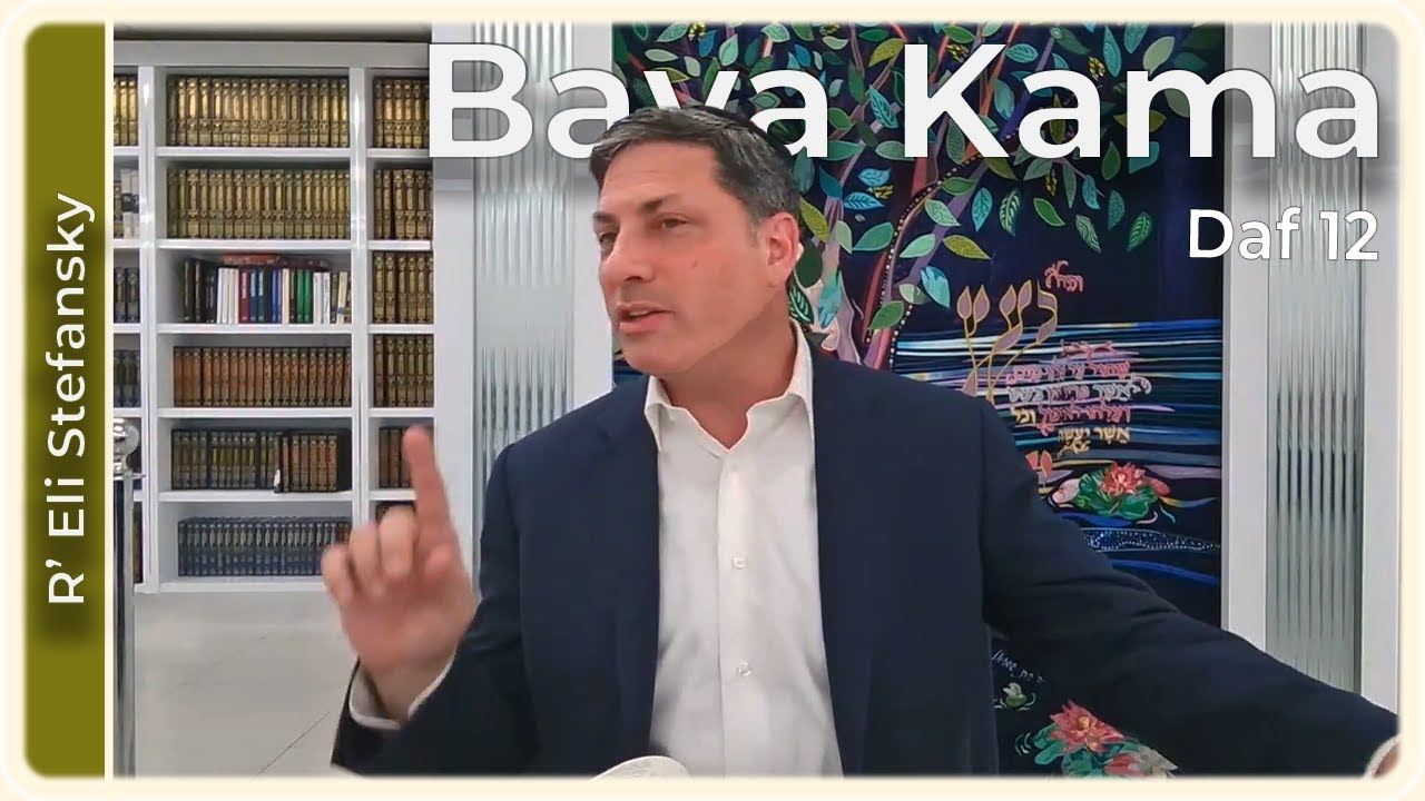 Daf Yomi Bava Kama Daf 12 by R’ Eli Stefansky