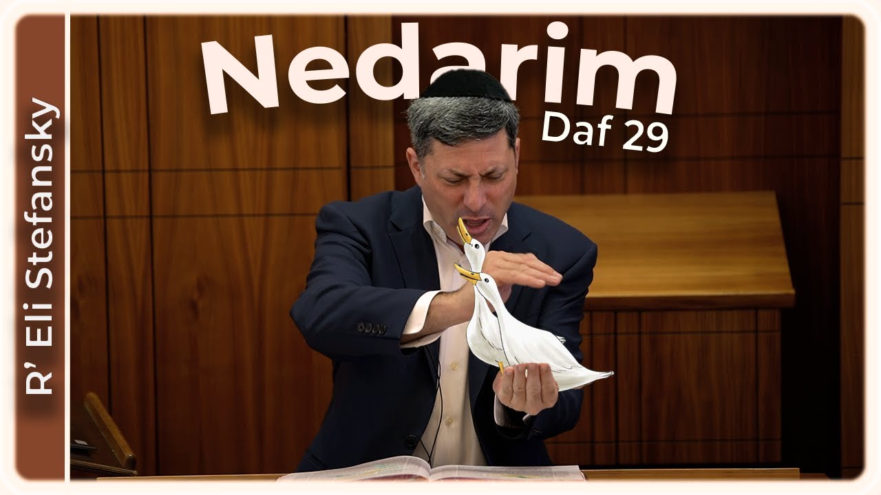 Daf Yomi Nedarim Daf 29 by R’ Eli Stefansky