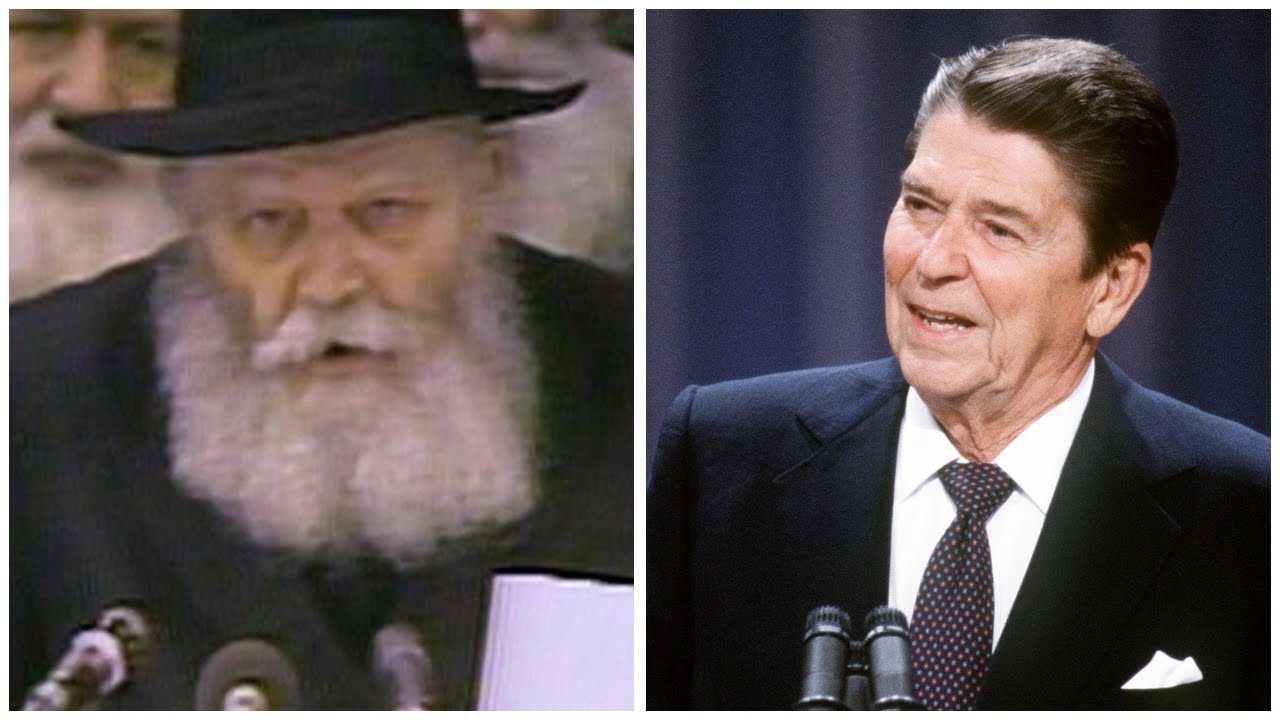 WATCH: The Rebbe responds to Ronald Reagan's message