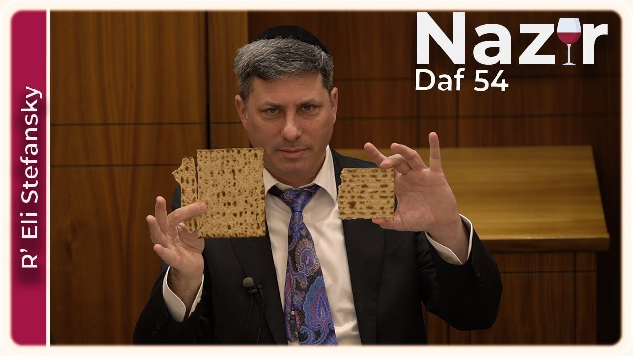 Daf Yomi Nazir Daf 54 by R’ Eli Stefansky