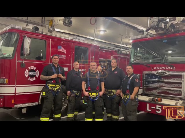 Lakewood firefighters send heartwarming message to young burn victim